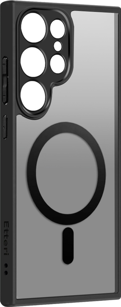 Etui plecki Etteri Matt Mag do Samsung Galaxy S25 Ultra Black (GSM192423) - obraz 3
