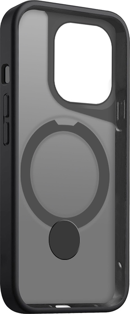 Etui plecki Etteri Matt Mag Ring do Apple iPhone 15 Pro 6.1 Black (GSM190646) - obraz 3