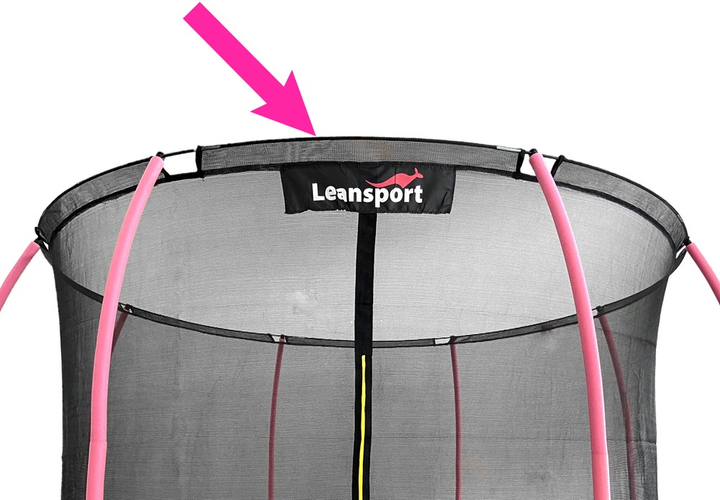 Ring górny LEAN Toys Sport do trampoliny serii 305 cm Max 10ft Black (5903802457537) - obraz 1