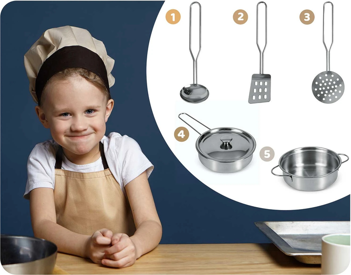 Drewniana kuchnia dla dzieci RICOKIDS RC-846 (5903890613679) - obraz 8