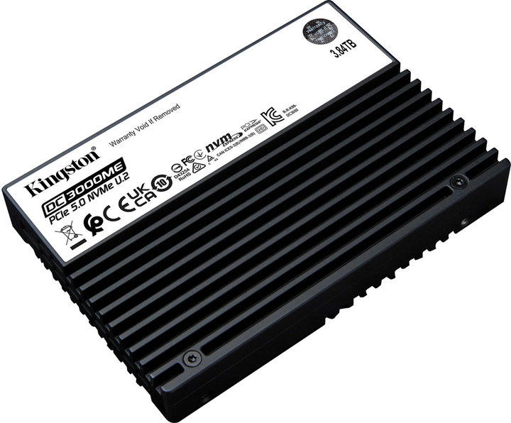SSD диск Kingston DC3000ME 3.84TB U.2 PCIe 5.0 x4 3D eTLC (SEDC3000ME/3T8) - зображення 2