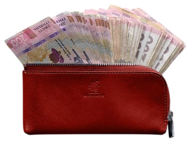 Кожаное портмоне-купюрник на молнии из натуральной кожи Краст большой кошелек для купюр красное 59831 - Фото 2 Кожаное портмоне-купюрник на молнии из натуральной кожи Краст большой кошелек для купюр красное 59831 - изображение 2