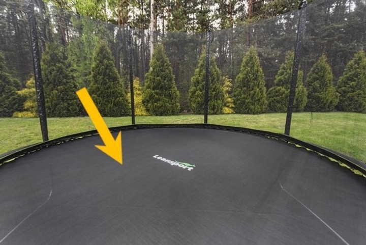 Mata LEAN Toys Sport do trampoliny serii Pro 426 cm 14ft Black (5908275996521) - obraz 4