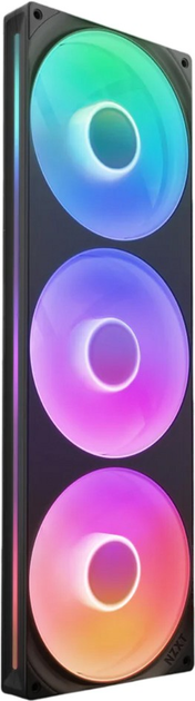 Wentylator NZXT F420 RGB Core Fan Single Frame Black (RF-U42HF-B1) - obraz 1