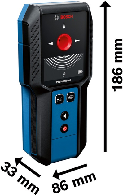Detektor Bosch Professional GMS 120-27 (0601081700) - obraz 3