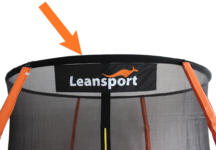 Ring górny LEAN Toys Sport do trampoliny serii Best 427 cm 14ft Black (5903802457513) - obraz 1