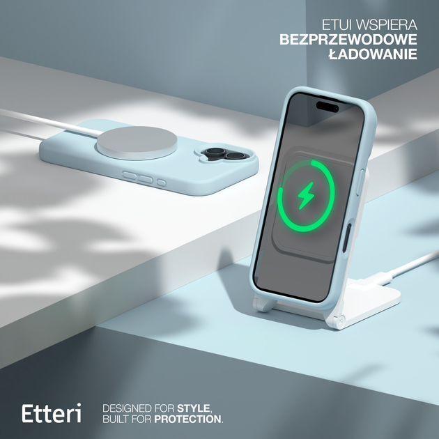 Панель Etteri Silicone Case do Apple iPhone 16 Plus 6.7 Light blue (GSM187052) - зображення 6