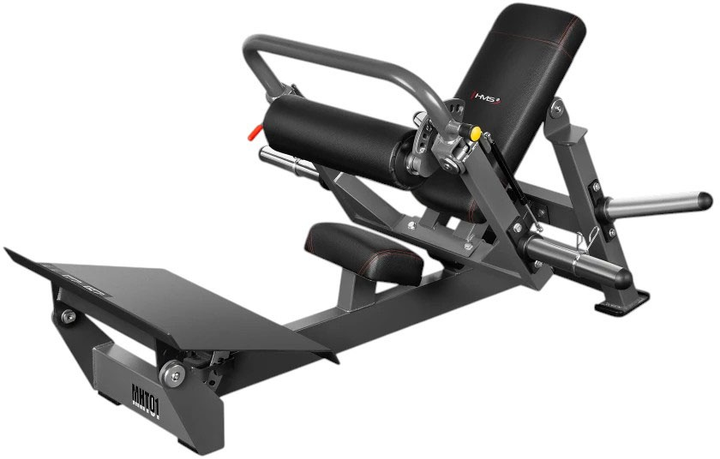 Maszyna do ćwiczeń mięśni pośladków HMS MHT01 Hip Thrust z wolnym ciężarem (5907695512281) - obraz 1