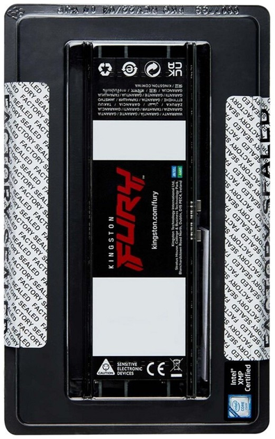 Оперативна пам'ять Kingston Fury DDR5-6400 131072MB PC5-51200 (Kit of 4x32768) Renegade Pro EXPO ECC Registered 2Rx8 Black (KF564R32RBE2K4-128) - зображення 5