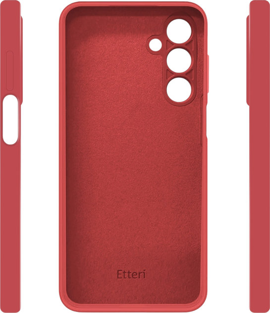 Etui plecki Etteri Silicone Case do Samsung Galaxy A14 Raspberry (GSM183567) - obraz 2