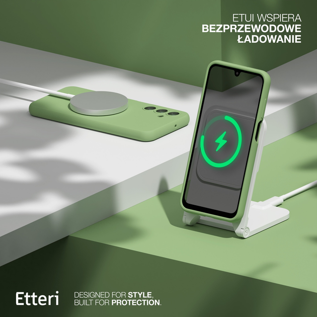 Etui plecki Etteri Silicone Case do Samsung Galaxy A16 4G / A16 5G Light green (GSM190273) - obraz 7