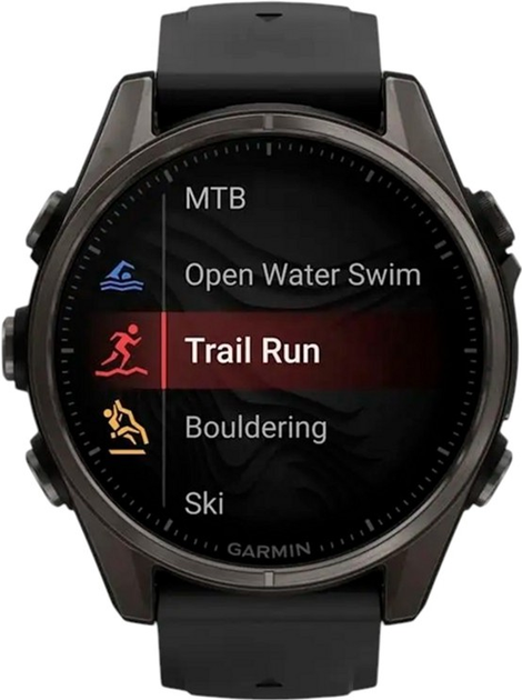 Смарт-годинник Garmin fenix 8 43mm AMOLED Sapphire Carbon Grey Titanium (010-02903-21) - зображення 2