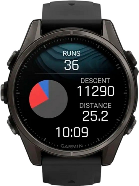 Смарт-годинник Garmin fenix 8 43mm AMOLED Sapphire Carbon Grey Titanium (010-02903-21) - зображення 9