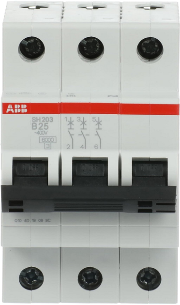 Автоматичний вимикач ABB SH203-B25 (2CDS213001R0255) - зображення 1