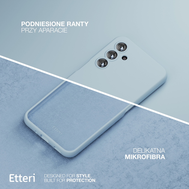 Панель Etteri Silicone Case do Samsung Galaxy A35 5G Light blue (GSM183511) - зображення 5