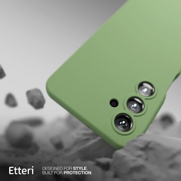 Etui plecki Etteri Silicone Case do Samsung Galaxy A35 5G Light green (GSM183485) - obraz 5
