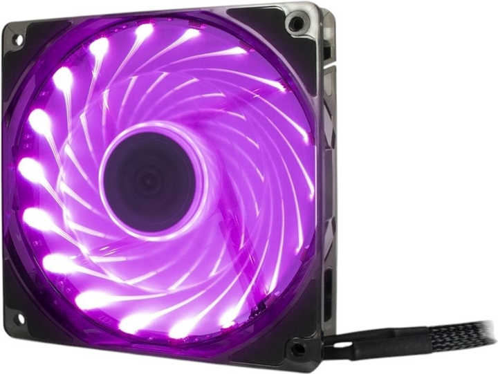 Вентилятор Inter-Tech Argus L-12025 Aura RGB Black (88885454) - зображення 1