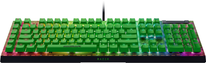 Клавіатура дротова Razer BlackWidow V4 X Green Switch USB Minecraft Edition (RZ03-04704100-R3M1) - зображення 4