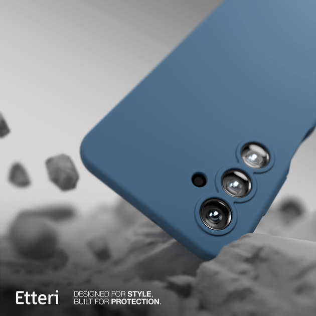 Панель Etteri Silicone Case do Samsung Galaxy A55 5G Dark blue (GSM183457) - зображення 4