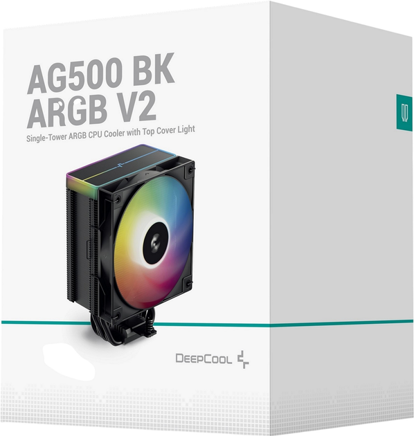 Chłodzenie DeepCool AG500 BK ARGB V2 Black (R-AG500-BKAMMN-GJD) - obraz 10