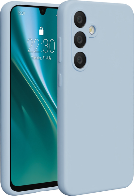 Etui plecki Etteri Silicone Case do Samsung Galaxy A56 5G Light blue (GSM190282) - obraz 1