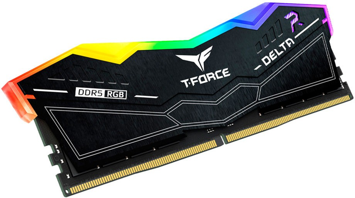 Pamięć RAM Team Group DDR5-6000 65536MB PC5-48000 (Kit of 2x32768) Delta RGB Black (FF3D564G6000HC38ADC01) - obraz 4