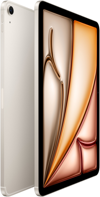 Tablet Apple iPad Air 11" M3 2025 Wi-Fi + Cellular 128GB Starlight (MCFX4) - obraz 2