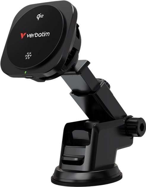 Ładowarka samochodowa Verbatim Qi2 Charge 'n' Drive CND-02 Black (0023942318613) - obraz 2