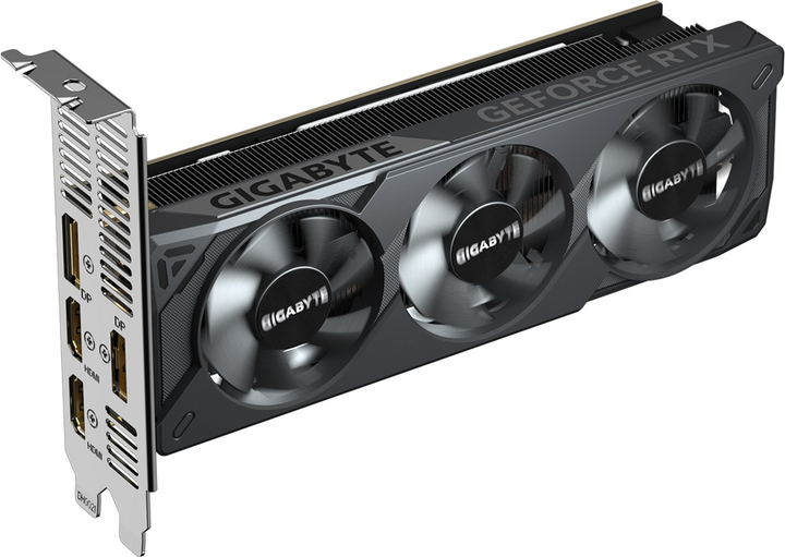 Відеокарта Gigabyte PCI-Ex GeForce RTX 5050 OC Low Profile 8G 8GB GDDR6 (128bit) (20000) (2 x HDMI, 2 x DisplayPort) (GV-N5050OC-8GL) - зображення 4