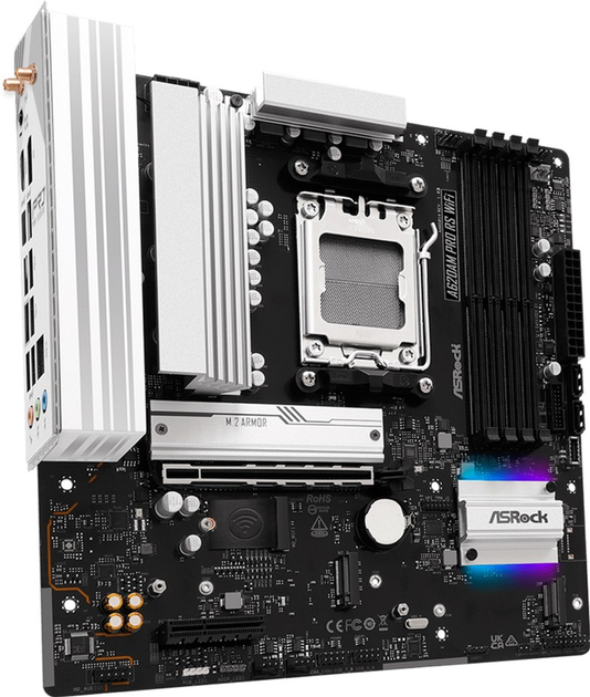 Płyta główna ASRock A620AM PRO RS Wi-Fi (sAM5, AMD A620A, PCI-Ex16) - obraz 2