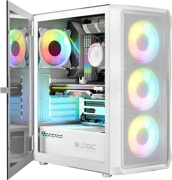 Obudowa LogicConcept Portos ARGB Midi White (AT-PORTOS-20-0000000-0002) - obraz 11