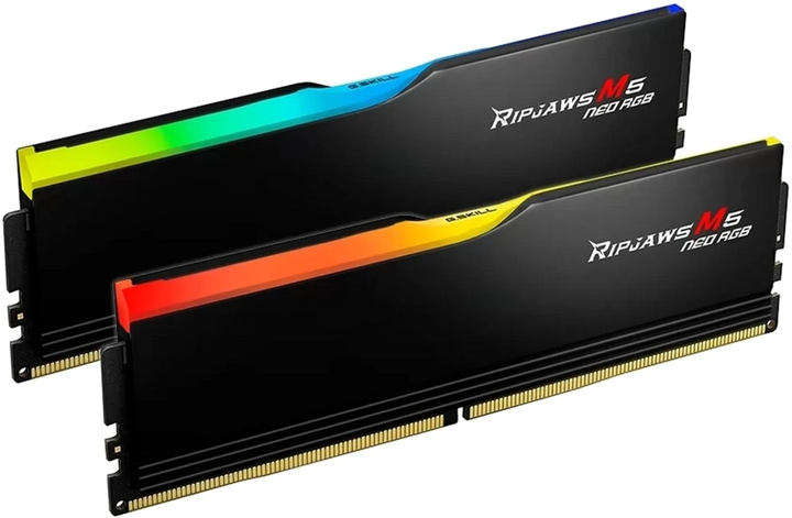 Pamięć RAM G.Skill DDR5-6000 98304 MB PC5-48000 (Kit of 2x49152) Ripjaws M5 Neo RGB (F5-6000J3036F48GX2-RM5NRK) - obraz 2