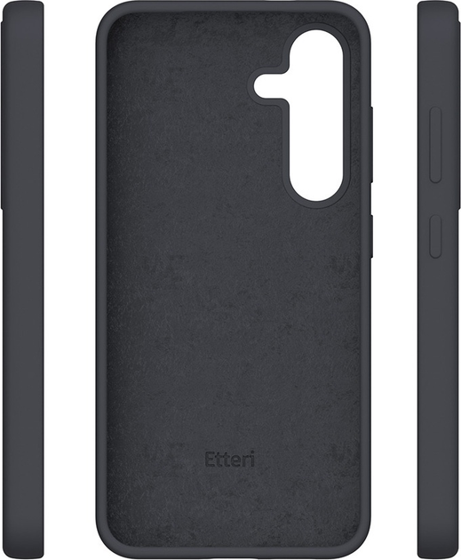 Панель Etteri Silicone Case do Samsung Galaxy S25 Black (GSM190263) - зображення 2