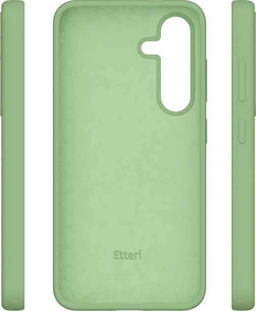 Панель Etteri Silicone Case do Samsung Galaxy S25 Light green (GSM190277) - зображення 4