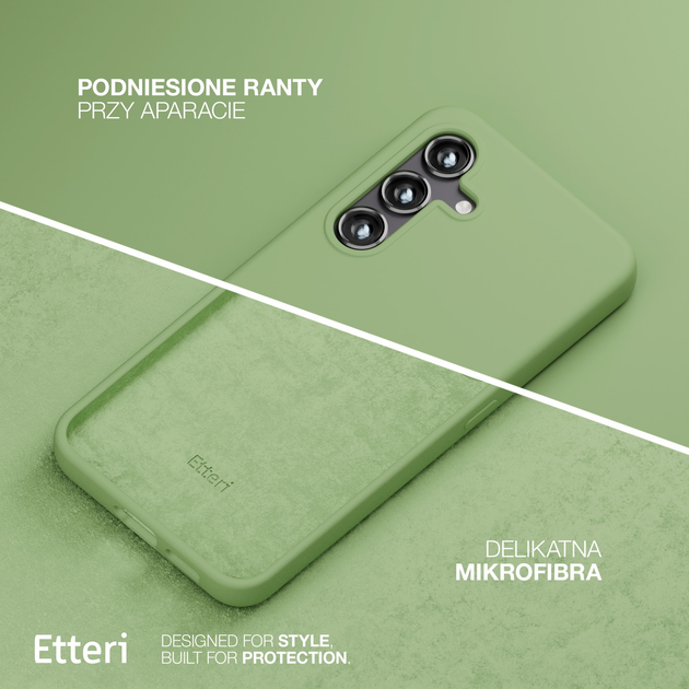 Панель Etteri Silicone Case do Samsung Galaxy S25 Light green (GSM190277) - зображення 5