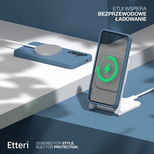 Панель Etteri Silicone Case do Samsung Galaxy S25 Plus Dark blue (GSM190271) - зображення 6