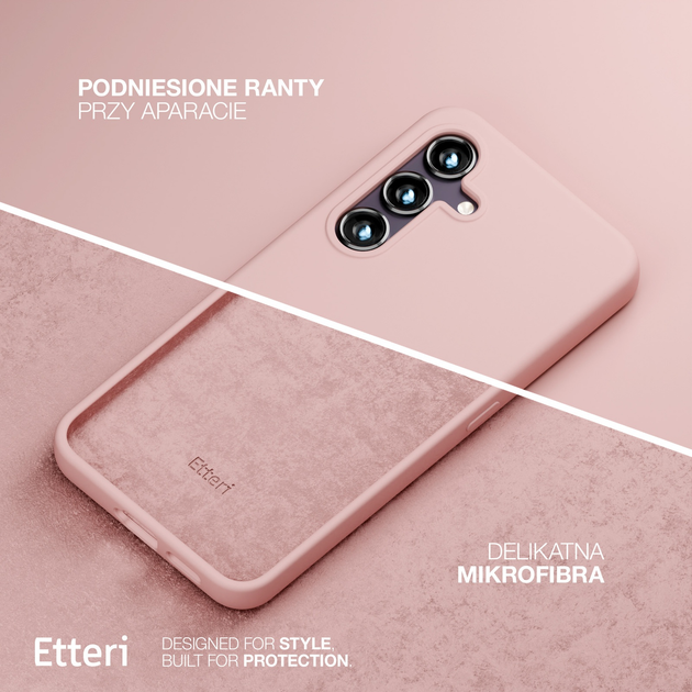 Панель Etteri Silicone Case do Samsung Galaxy S25 Plus Light pink (GSM190292) - зображення 5