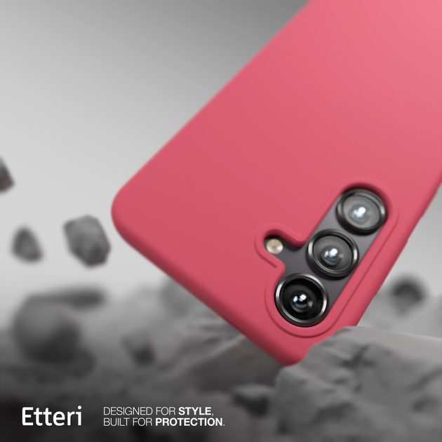 Панель Etteri Silicone Case do Samsung Galaxy S25 Plus Raspberry (GSM190299) - зображення 6