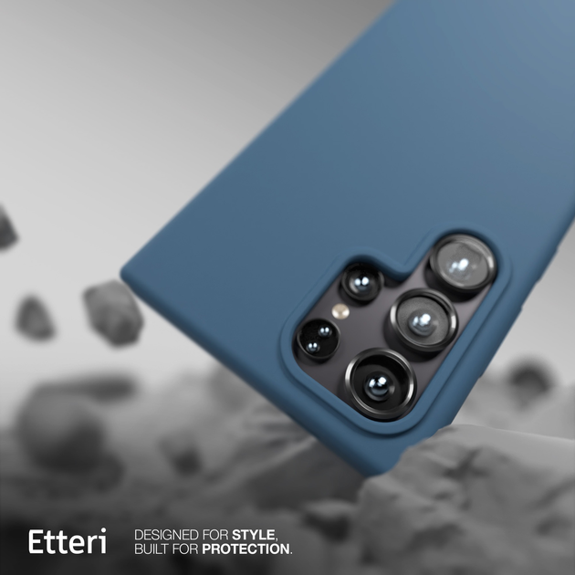 Панель Etteri Silicone Case do Samsung Galaxy S25 Ultra Dark blue (GSM190272) - зображення 5