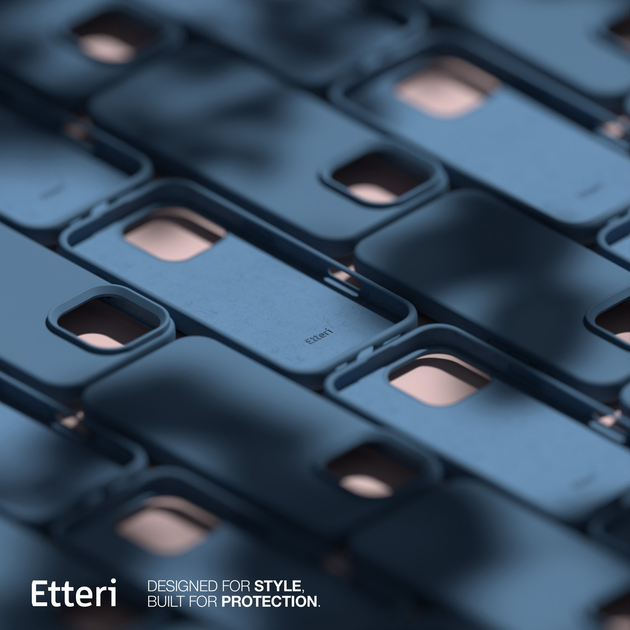 Панель Etteri Silicone Case do Xiaomi Redmi Note 13 Pro 5G Dark blue (GSM183445) - зображення 3