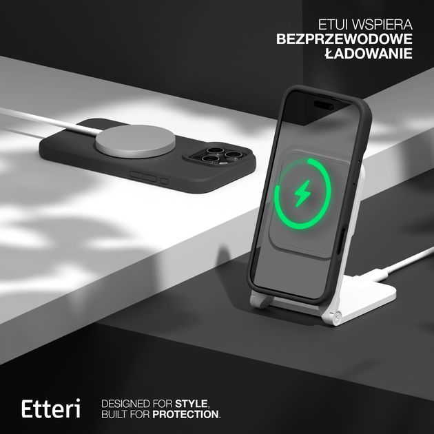 Etui plecki Etteri Silicone Case do Xiaomi Redmi Note 13 Pro 5G Black (GSM183419) - obraz 3
