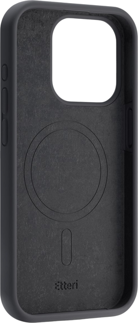 Панель Etteri Silicone Mag do Apple iPhone 12 / 12 Pro 6.1 Black (GSM185950) - зображення 2