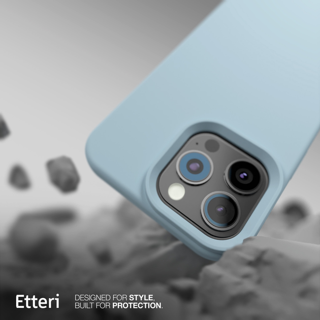 Etui plecki Etteri Silicone Mag do Apple iPhone 13 6.1 Light blue (GSM185980) - obraz 8