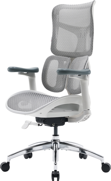 Крісло офісне SIHOO DORO S100 Mesh White (S100-M302) - зображення 6