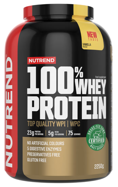 100% Whey Protein - 2250 г - ваніль - Фото 1 100% Whey Protein - 2250 г - ваніль - изображение 1