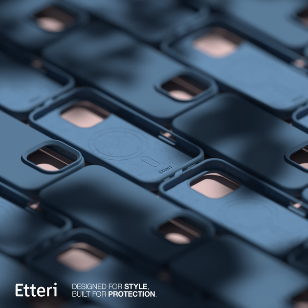 Панель Etteri Silicone Mag do Apple iPhone 15 6.1 Dark blue (GSM185963) - зображення 9