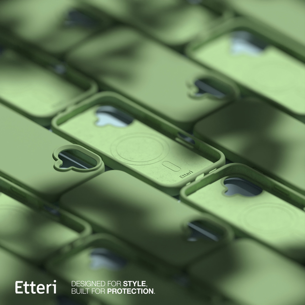 Etui plecki Etteri Silicone Mag do Apple iPhone 16 6.1 Light green (GSM185975) - obraz 9
