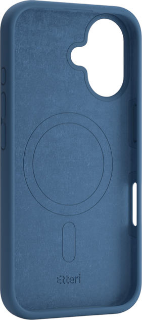 Etui plecki Etteri Silicone Mag do Apple iPhone 16 Plus 6.7 Dark blue (GSM185968) - obraz 2
