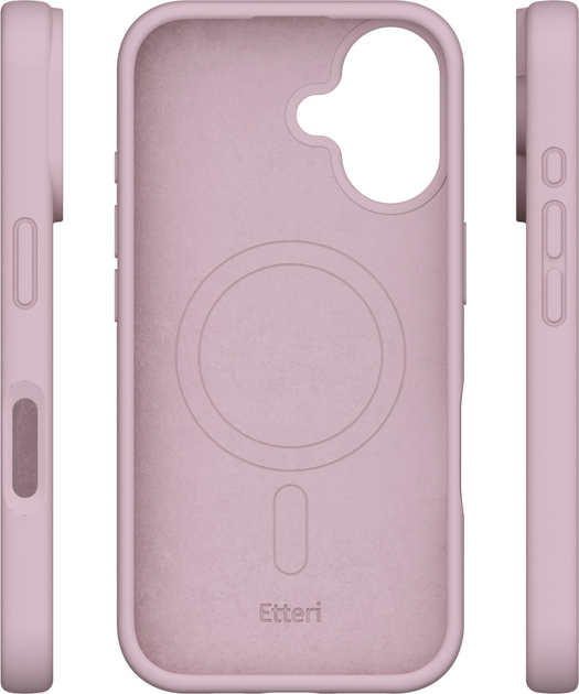 Etui plecki Etteri Silicone Mag do Apple iPhone 16 Plus 6.7 Light pink (GSM185996) - obraz 4