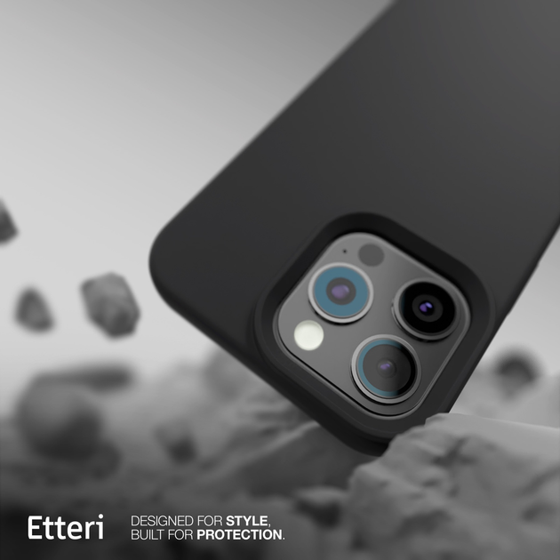 Панель Etteri Silicone Mag do Apple iPhone 16 Pro 6.3 Black (GSM185957) - зображення 8
